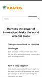 Mobile Screenshot of kratostechnology.com
